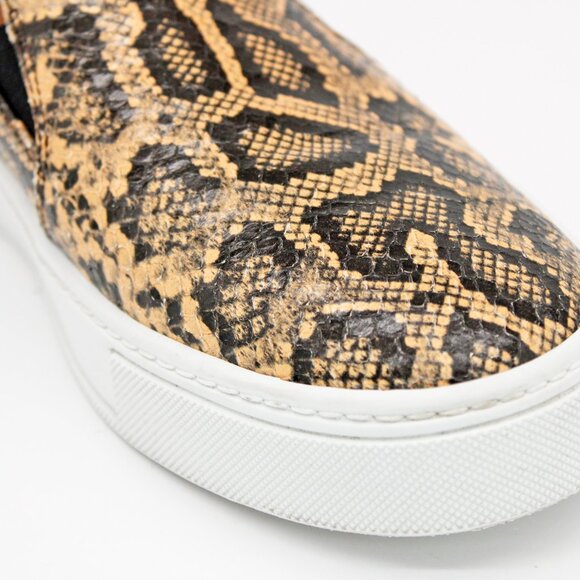 Aquatalia ‘Onida’ Snake Print Leather Slip-On Sneakers - Picture 5 of 10